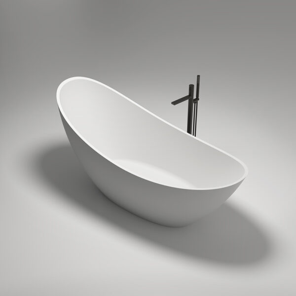 moon shape stone resin bathtubs for sale