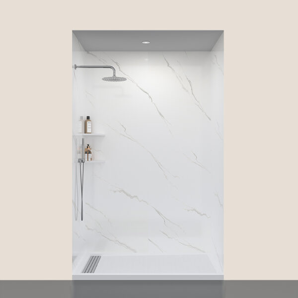 KT-SW011 Shower Decor Walls Solid Surface Bathroom Shower Panels