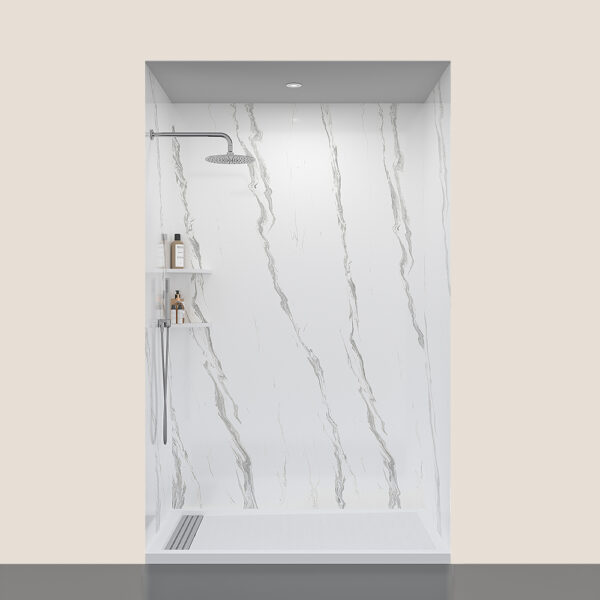 KT-SW012 Stone Resin Solid Surface Waterproof Bathroom Panels